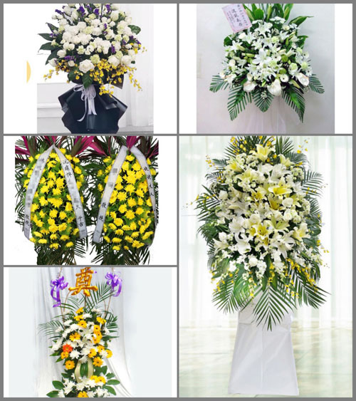 广西南宁上林县塘红乡白事花篮预定
